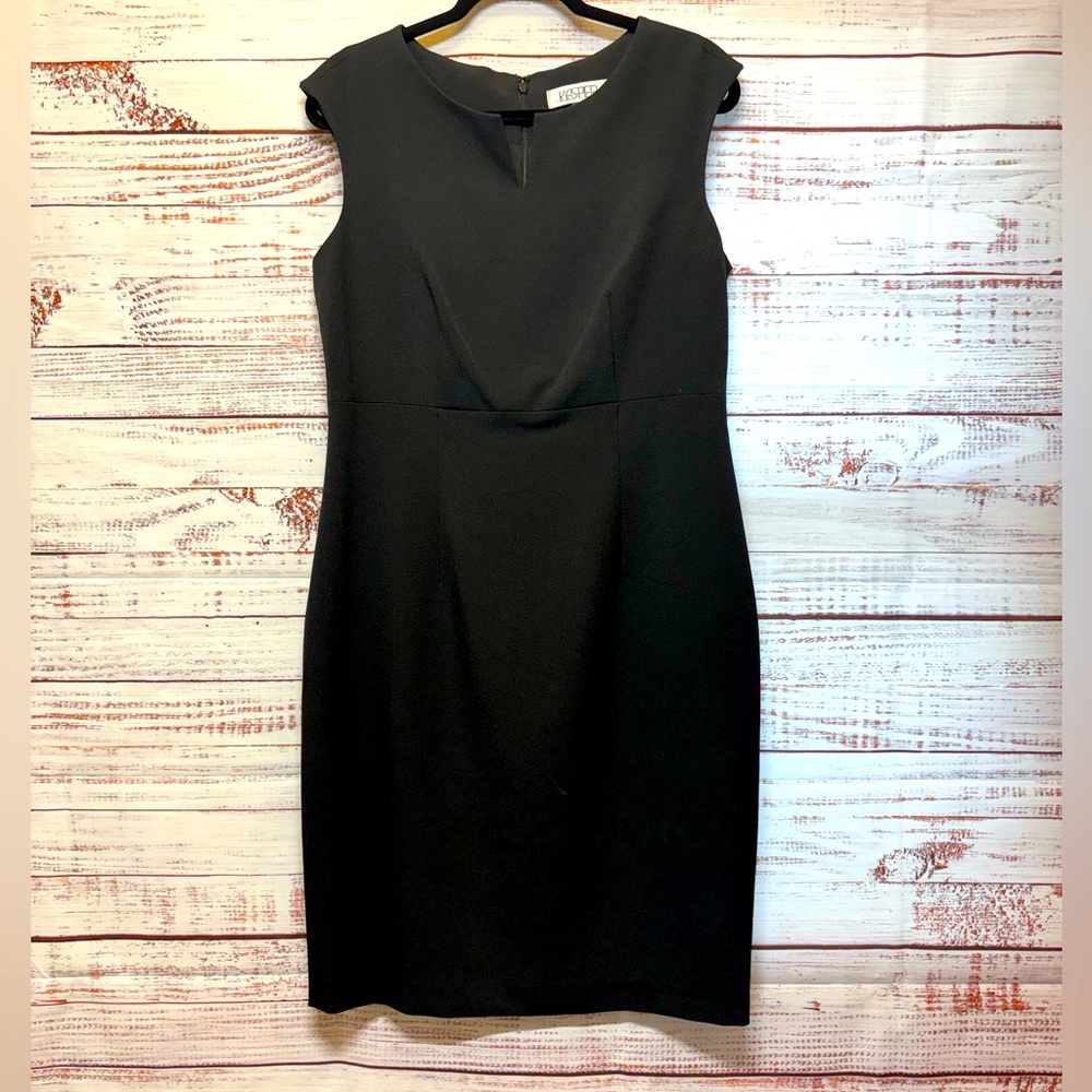 Kasper Notch Neck Sheath Dress